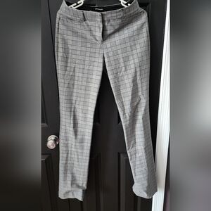 Express Women's Gray Plaid Pants
